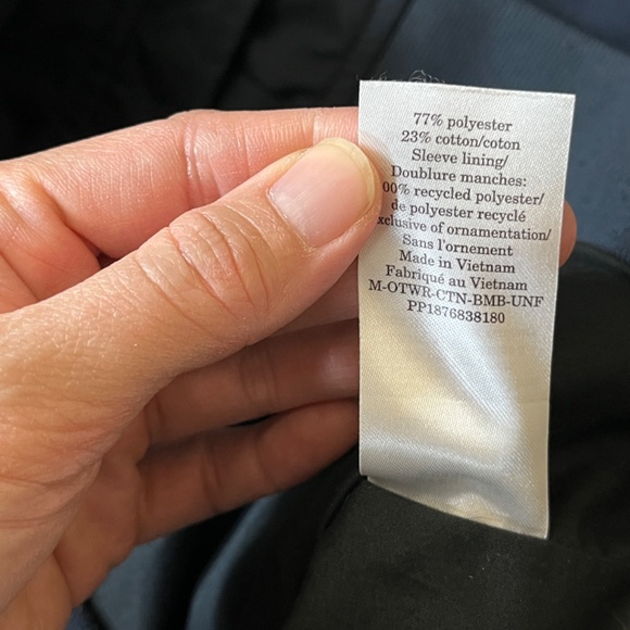 Everlane Uniform Full Zip Utility Bomber Jacket - Men's Size M - Blue - Picture 8 of 13